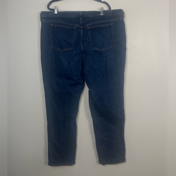Abercrombie & fitch Curve Love the Straight Mid Rise size 20 dark denim jeans - Picture 3 of 4